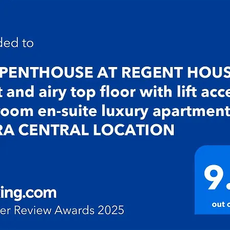 Apartment The Penthouse At Regent House Light And Airy Floor With Lift Access 1 Bedroom En-suite Luxury Ultra Location